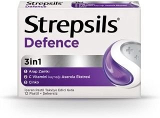 Strepsils Defence 3in1 12 Pastildefence 3in1 12 Pastil