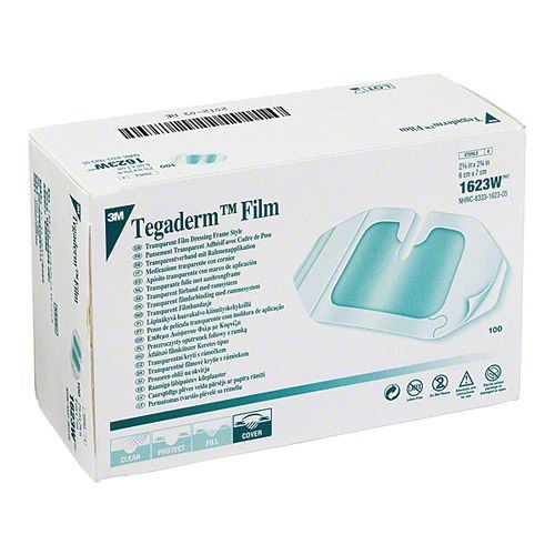 3M Tegaderm +Film Şeffaf Film Örtü 6cm X 7cm 1623W