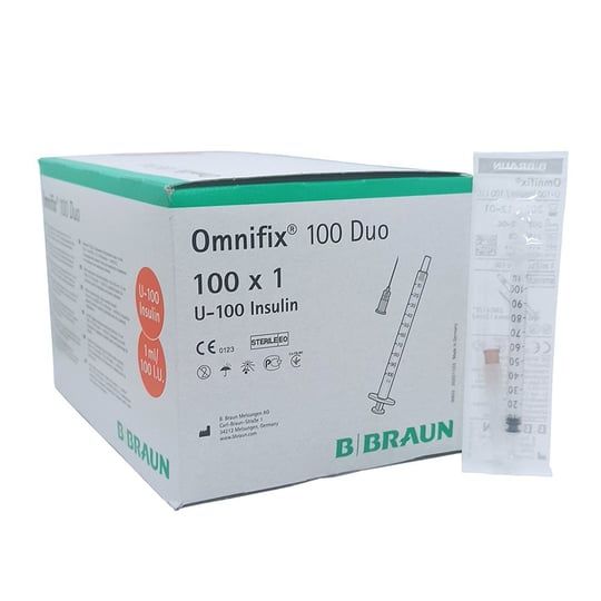 B-Braun Omnifix 1ml U-100 Duo Enjektör 100 Adet