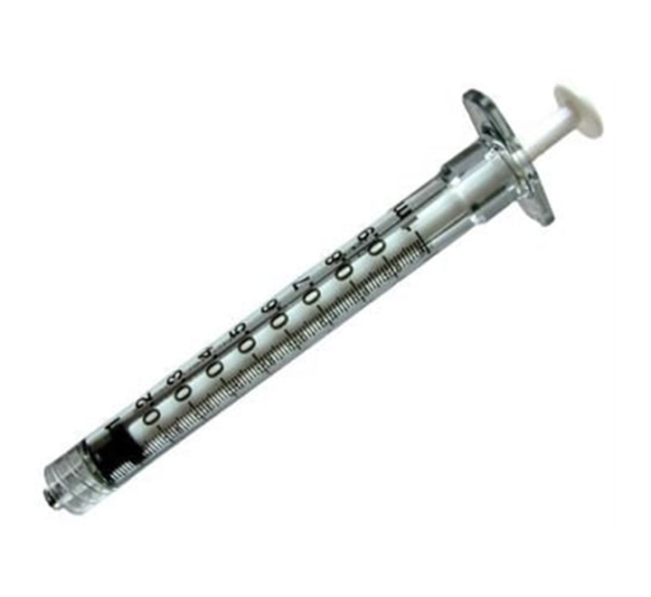 BD 1ml Luer-Lock (Kilitli-Vidalı) Tip İğnesiz Enjektör