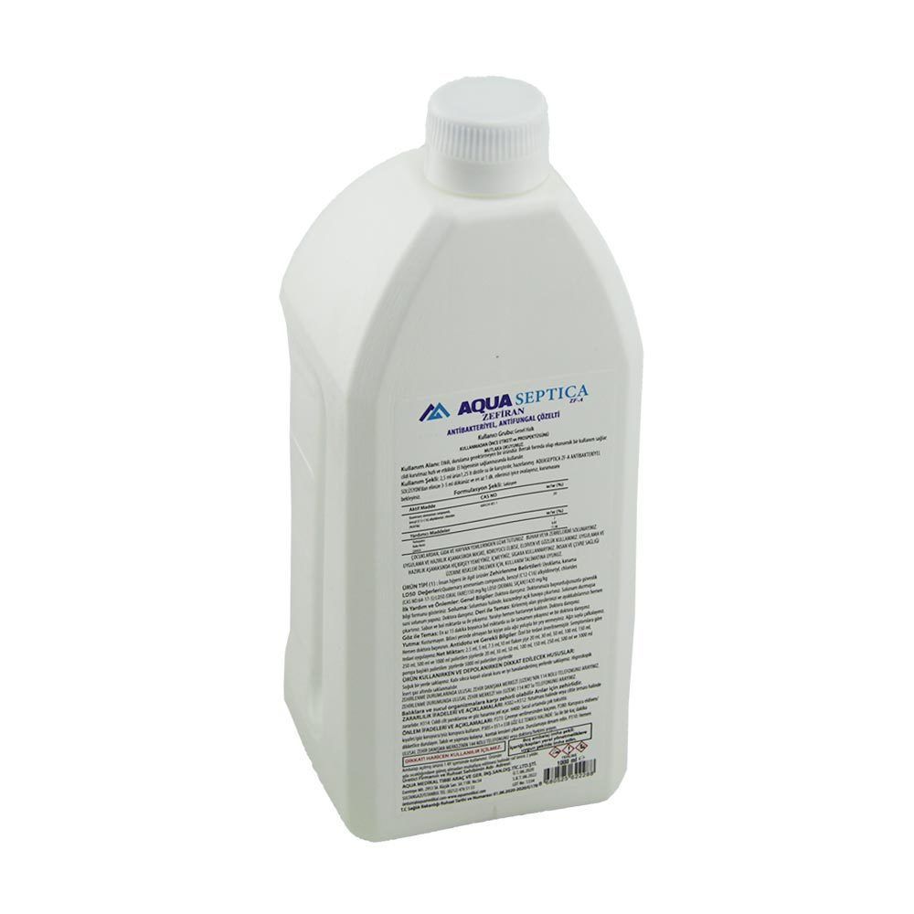 AQUA SEPTICA ZEFİRAN ANTİBAKTERİYEL ANTİFUNGAL ÇÖZELTİ 1000 ML