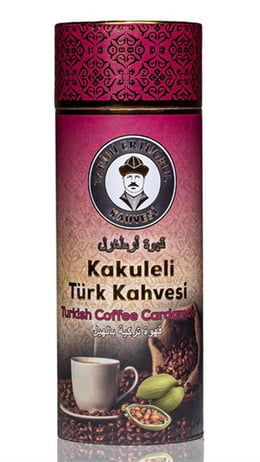 Kakuleli Türk Kahvesi Özel Silindir Kutu 1000G