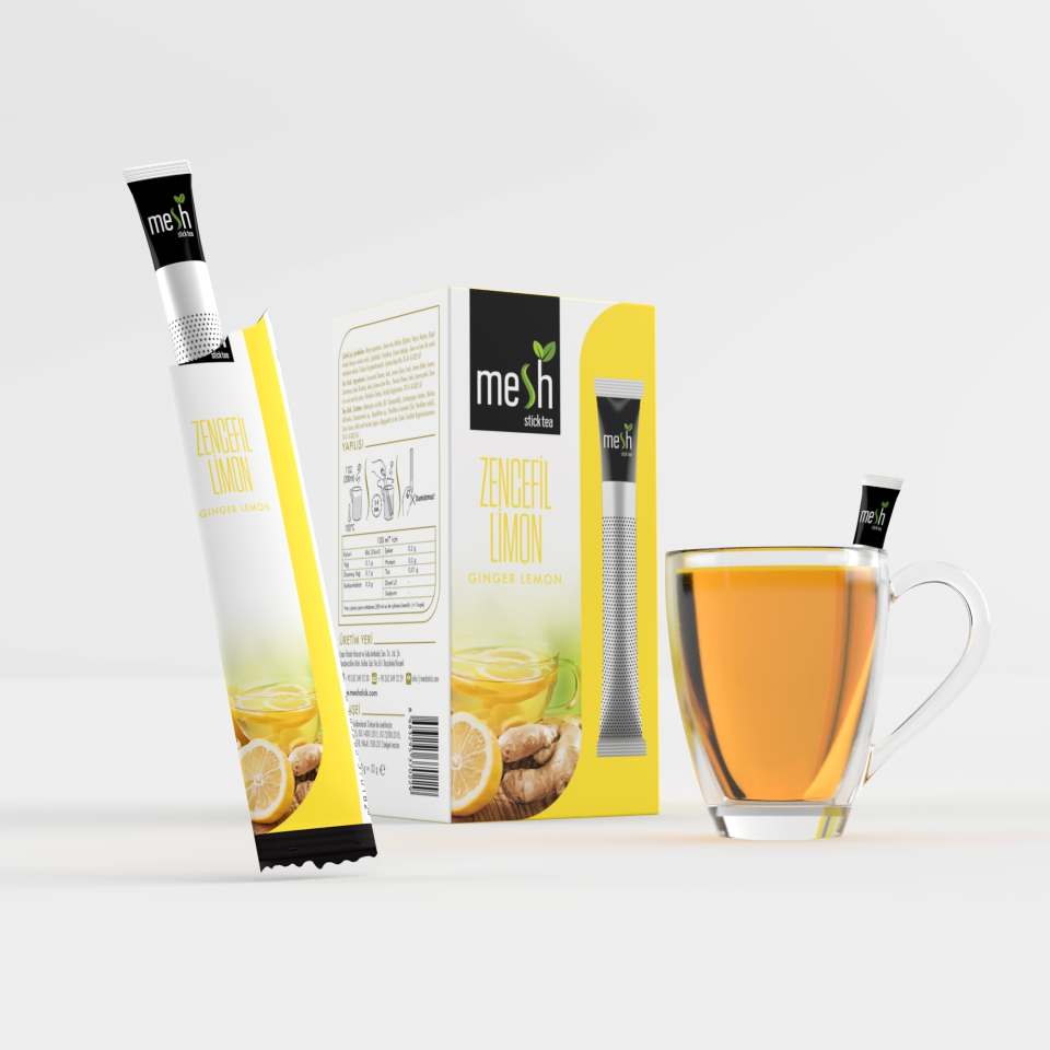 Mesh Stick Zencefil-Limon Bitki Çayı