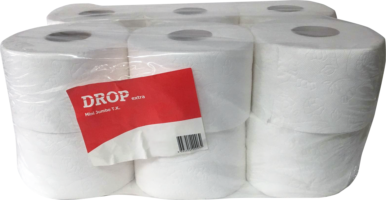 Drop İçten Çekmeli Jumbo Tuvalet Kağıdı 6'lı 140 m (4 kg)