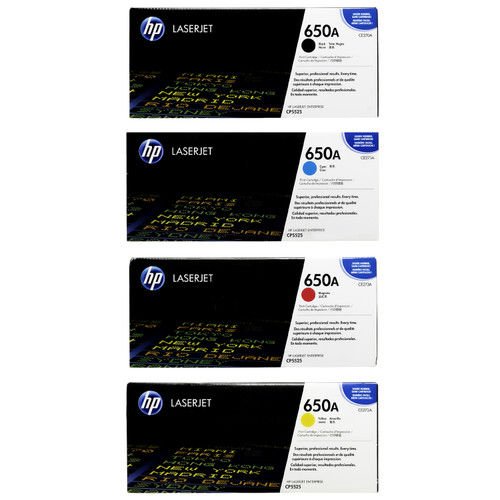 Hp (650A) CE270A / CE271A / CE272A / CE273A Orjinal Toner Takımı