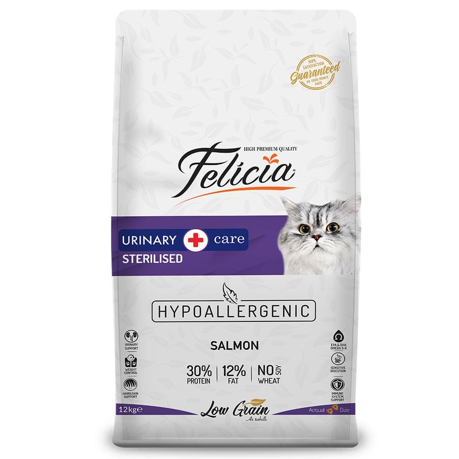 Felicia 12 Kg Sterilised Somonlu Az Tahıllı