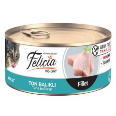 Felicia Tahılsız 85 gr Konserve Ton Balıklı Fileto Yaş Kedi Maması