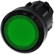 3SU1001-0AB40-0AA0  -  Illuminated pushbutton, 22 mm, round, plastic, green, pushbutton, flat momentary contact type         15-20 gün təslim