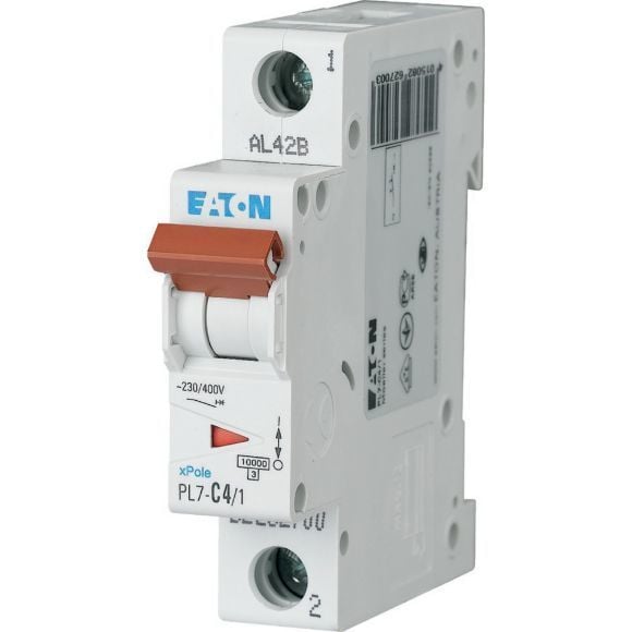 262700  -  PL7-C4/1 - Miniature circuit breaker (MCB), 4 A, 1p, characteristic: C      15-20 gün təslim