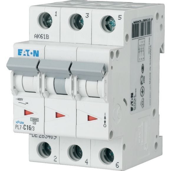 263409  -  PL7-C16/3 - Miniature circuit breaker (MCB), 16 A, 3p, characteristic: C      15-20 gün təslim