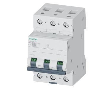 5SL6306-7YA  -  Miniature circuit breaker 230/400 V 6kA, 3-pole, C, 6A         15-20 gün təslim