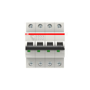 2CDS274001R0014  -  S204M-C1 Miniature Circuit Breaker - 4P - C - 1 A