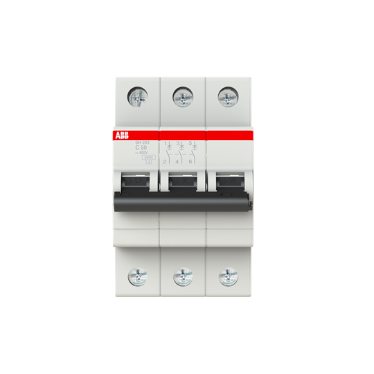 2CDS213001R0504  -  SH203-C50 Miniature Circuit Breaker - 3P - C - 50 A      15-20 gün təslim