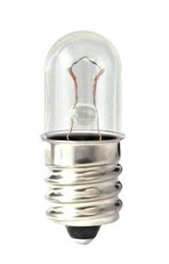 790531  -  TUBULAR PILOT LAMP,E12,CLEAR,15X45MM,6.3V,0.15A