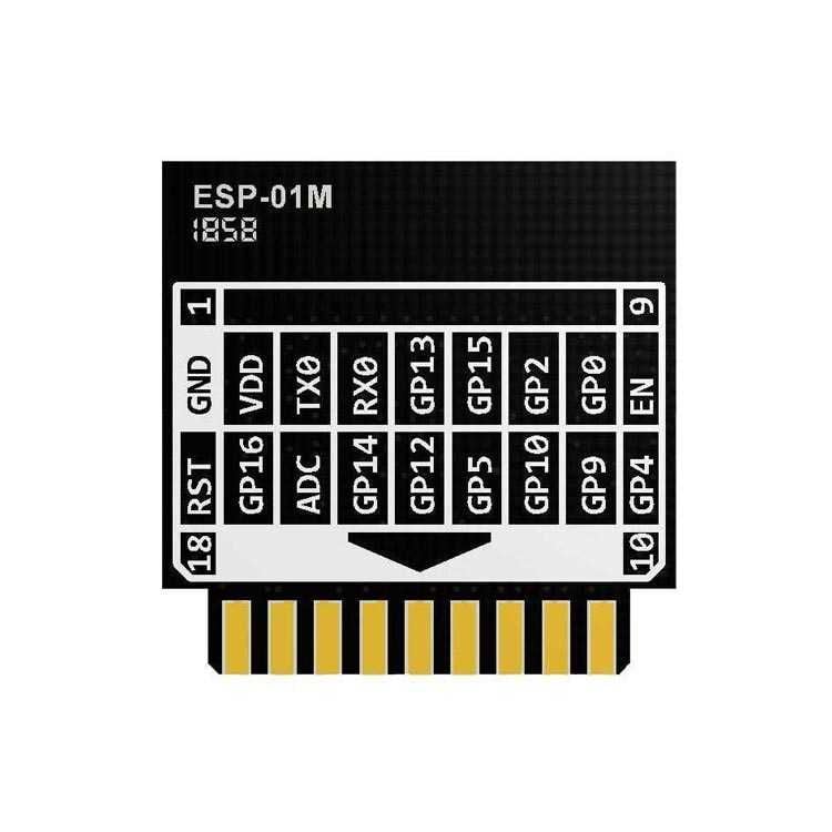 ESP-01M  -  1Mbit Flash WiFi Modülü (Minyatür ESP-8266)