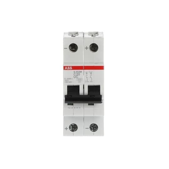 2CDS272061R0204  -  S202M-C20UC Miniature Circuit Breaker - 2P - C - 20 A      15-20 gün təslim