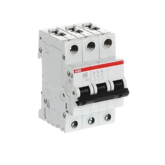 2CDS253001R0805  -  S203-B80 Miniature Circuit Breaker - 3P - B - 80 A