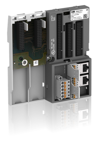 1SAP112300R0278  -  Terminal base. For AC500 V3. 2 slots for communication module. 2 Ethernet interfaces. 1 serial interface. 1 CAN interface (TB5620-2ETH)