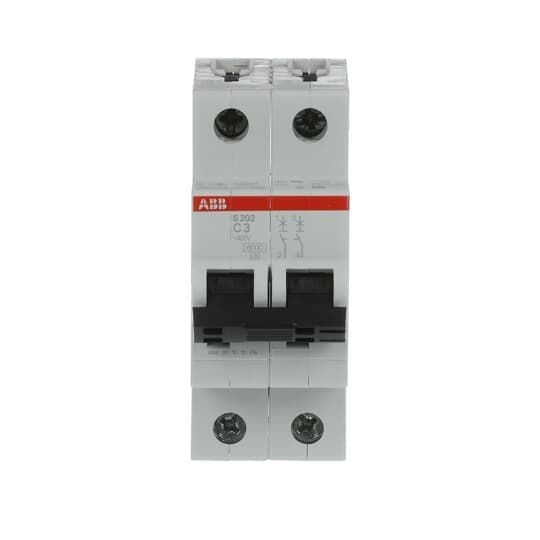 2CDS252001R0034  -  S202-C3 Miniature Circuit Breaker - 2P - C - 3 A      15-20 gün təslim