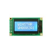 WH0802A-TMI-ET  -  2x8 Karakter LCD Parlak Beyaz Mavi LED Ekran - WH0802A1-TMI-ET#