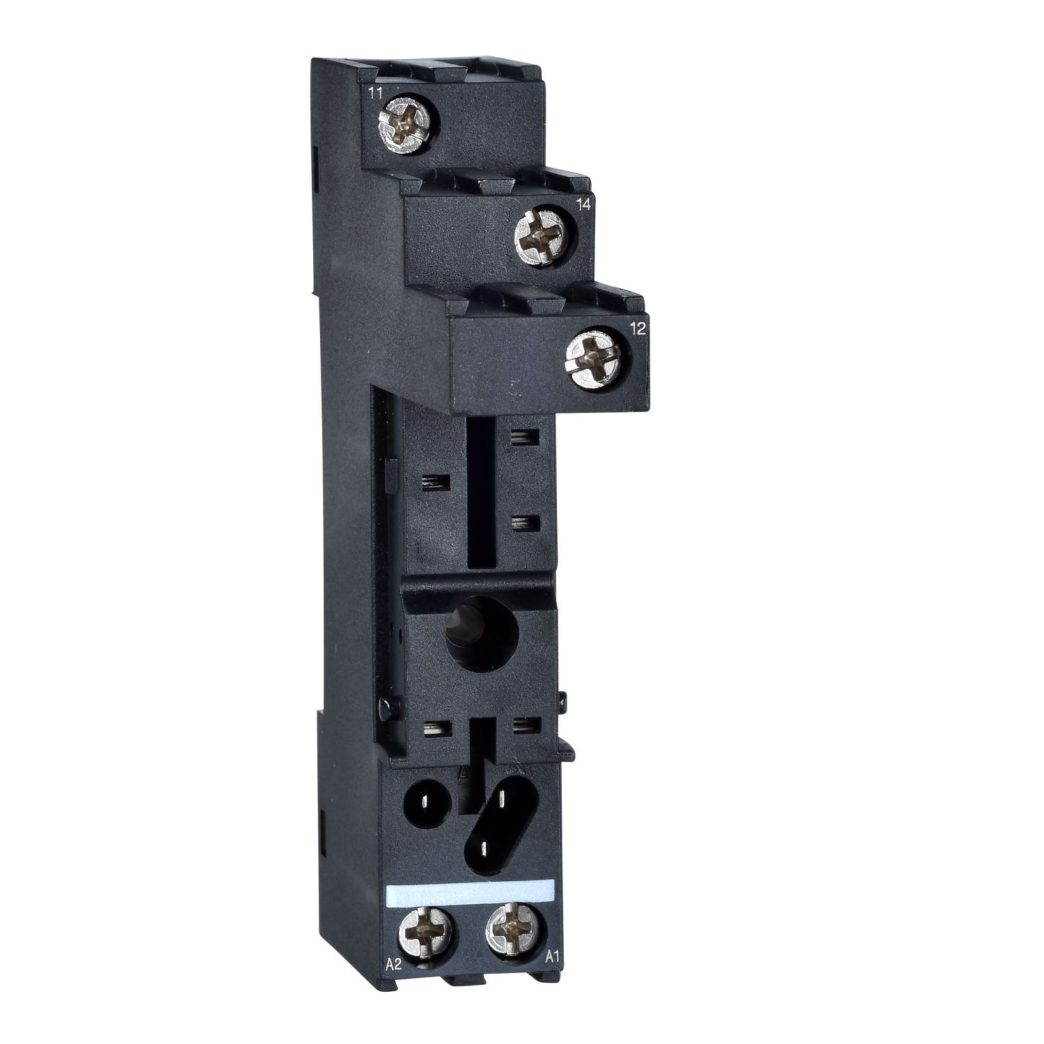 RSZE1S35M Socket, for RSB1A relays, Harmony, 12A, screw connectors, separate contact