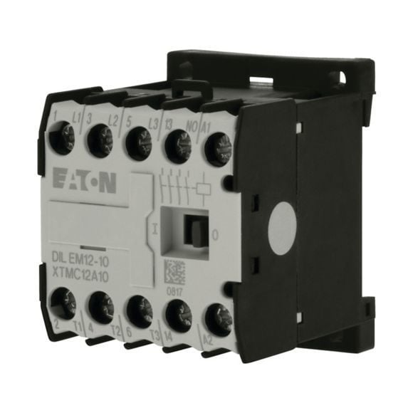 127079  -  DILEM12-10(24V50/60HZ) - Contactor, 24 V 50/60 Hz, 3 pole, 380 V 400 V, 5.5 kW, Contacts N/O = Normally open= 1 N/O, Screw terminals, AC operation      15-20 gün təslim