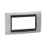 MGU66.104.292  -  Unica Top - cover frame - 4 modules - top white/graphite