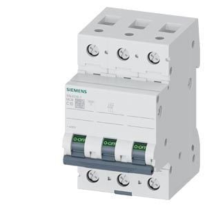 5SL6310-7  -  Miniature circuit breaker 400 V 6kA, 3-pole, C, 10 A         15-20 gün təslim