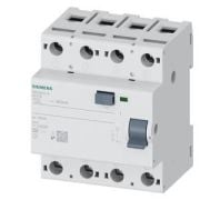 5SV3645-6  -  Residual current operated circuit breaker, 4-pole, type A, In: 125 A, 300 mA, Un AC: 400 V         15-20 gün təslim