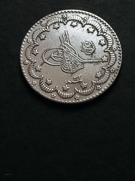 II.Abdülhamid 1293/32 Gümüş 5,77 gr Kulpsuz 1907 ÇT+/Temizlenmiş Eski Madeni Para - 39963667f5e0116f32