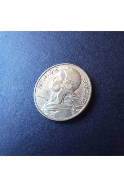 1980 fransa 5 centimes ÇA eski yabancı madeni para