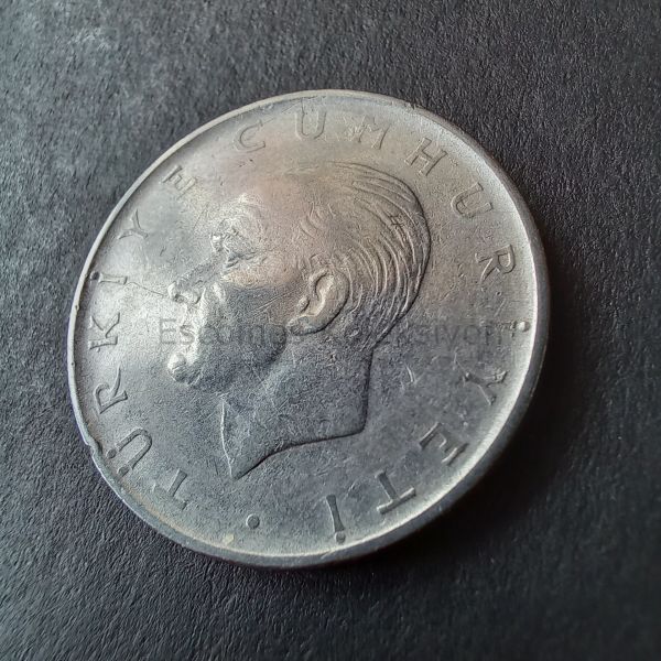 Escoines Koleksiyon 3996366281a53d4246 1966 Akmonital 1Lira ÇT+ Eski Madeni Para
