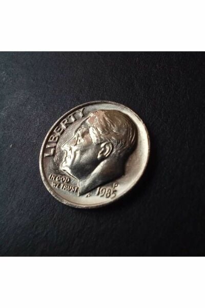 1985 Abd one dime darphane setinden çıkma ÇİL+ eski yabancı madeni para