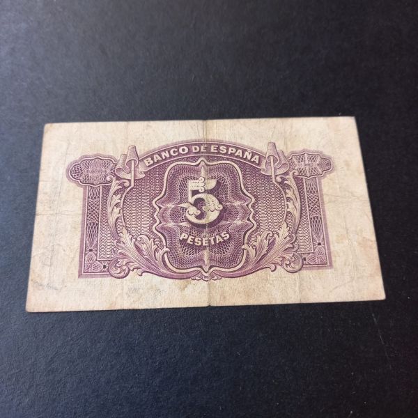 Escoines Koleksiyon 1935 Ispanya 5pesetas HALİYLE/TEMİZ+ eski yabancı kağıt para -399636697bc758ab2c