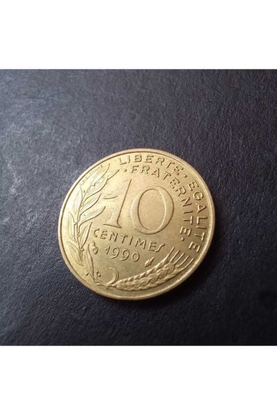 1972/1998 Fransa 10 centimes ça+ eski yabancı madeni para