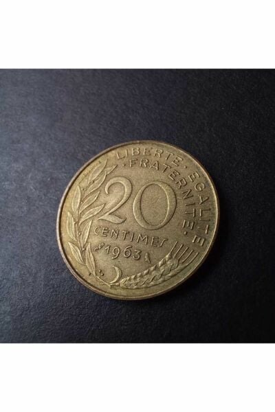 1963/1970/1973 Fransa 5/10/20 centimes takım çt/ççt eski madeni para