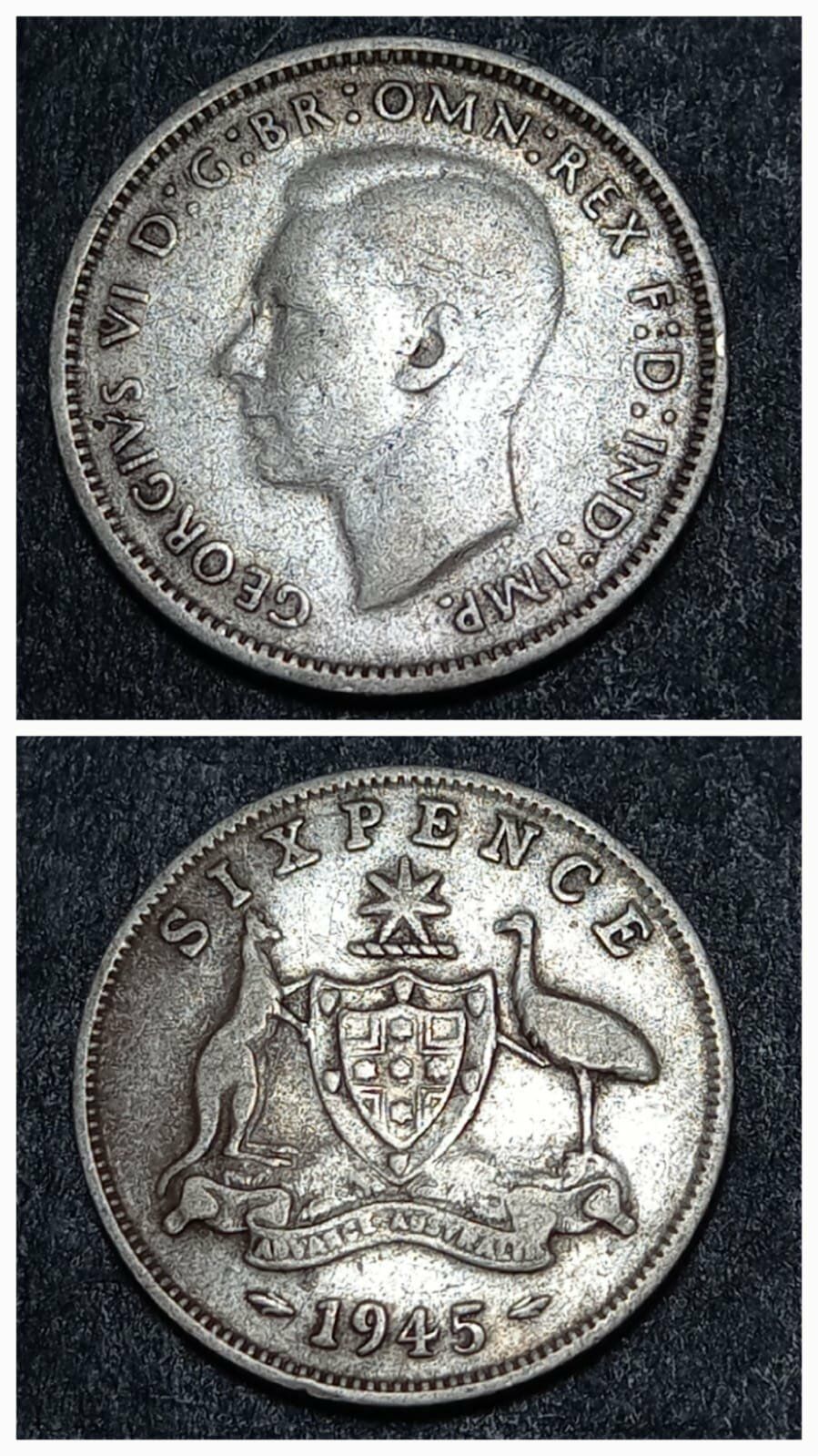 Escoines Koleksiyon 1945 Avusturya 6pence 2,78 gram GÜMÜŞ- ÇÇT eski madeni para - 39963669d9c212290a