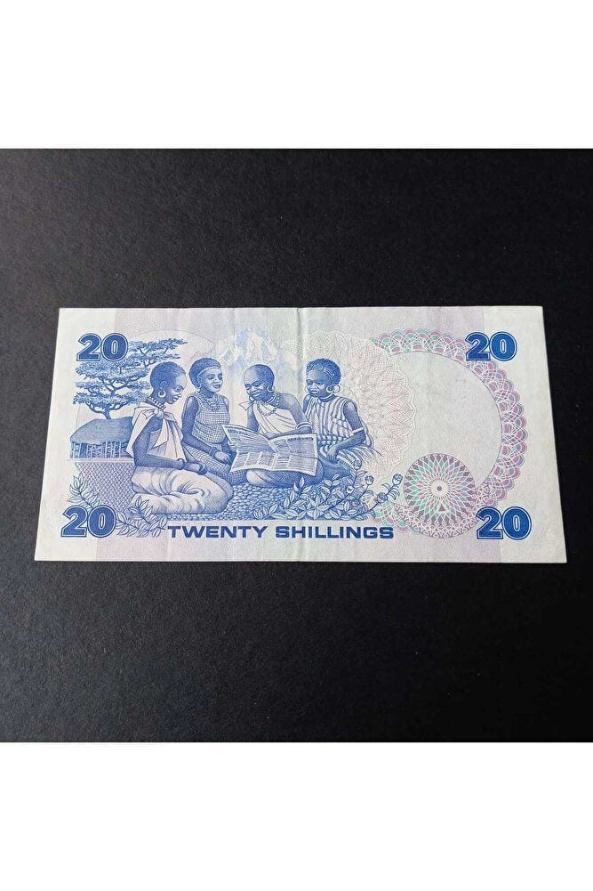 1984 kenya 20 shillings ÇÇT eski yabancı kağıt para