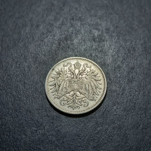 Escoines Koleksiyon 1893 Avusturya 10 Heller - 19.1 çap ÇÇT+/CA eski madeni para -3996366aad24c9f676