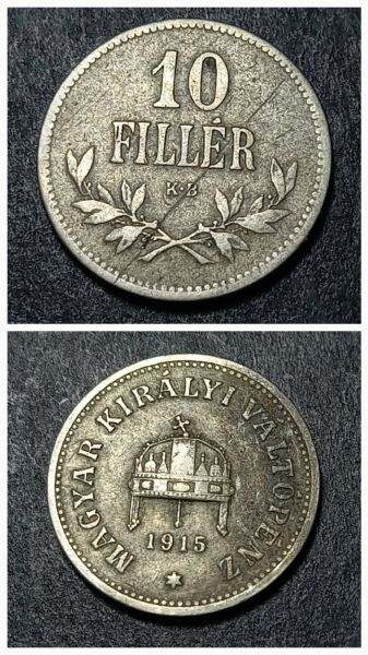 EscoinesKoleksiyon 1915 Macaristan 10 filler ÇT+ eski madeni para (1915 10filler) 39963669fbf817fd73