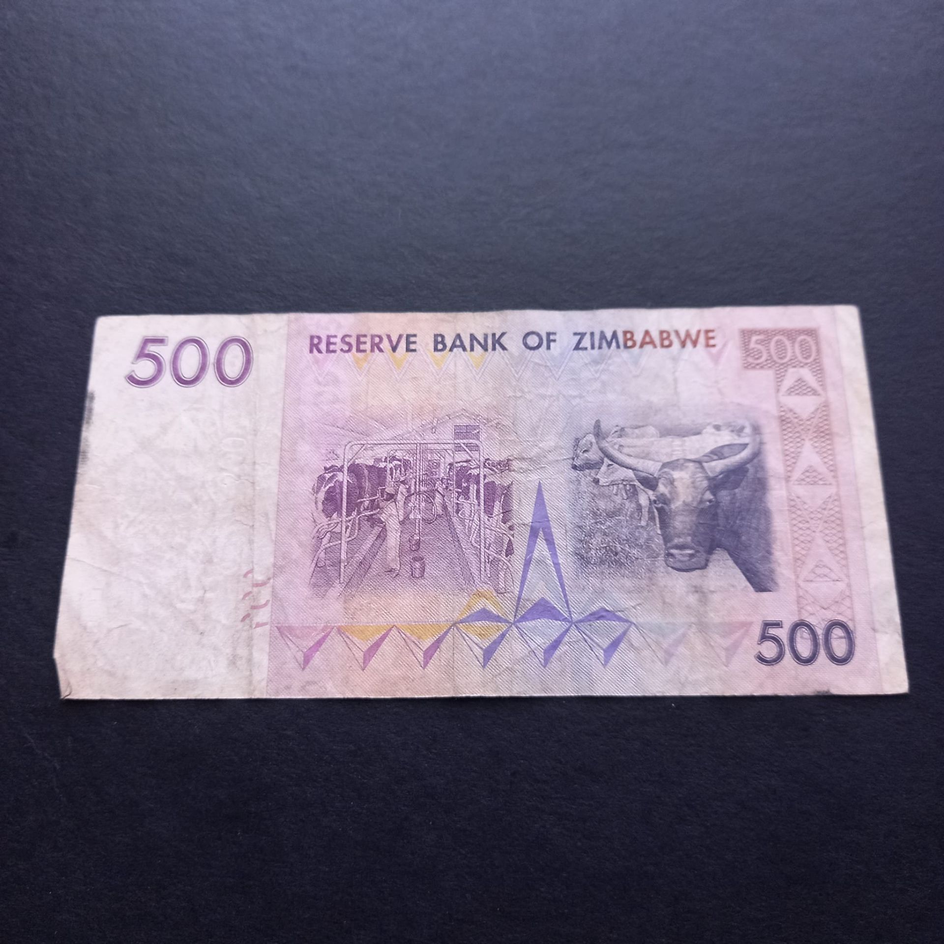 Escoines Koleksiyon 2007 Zimbabwe 500 dolar TEMİZ+ eski yabancı kağıt para - 3996366bd2014dcb31