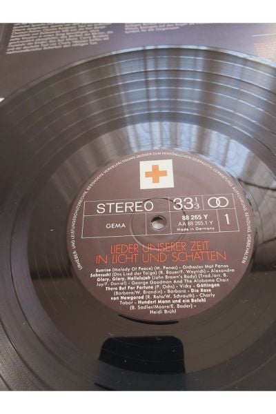 1968 Lieder Unserer Zeit In Licht Und Schatten - vinyl 33lük plak