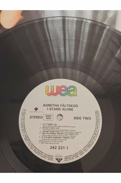 1987 Agnetha Faltskog – I Stand Alone