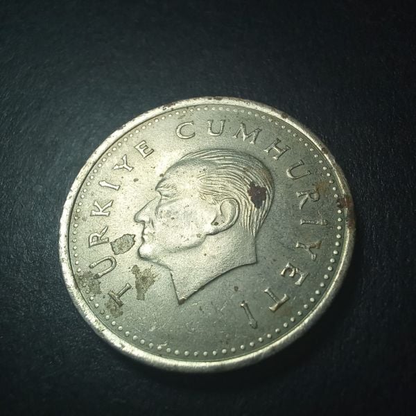 1991 1000 lira ÇİL/LEKELİ eski madeni para - 399636660b4af09e80