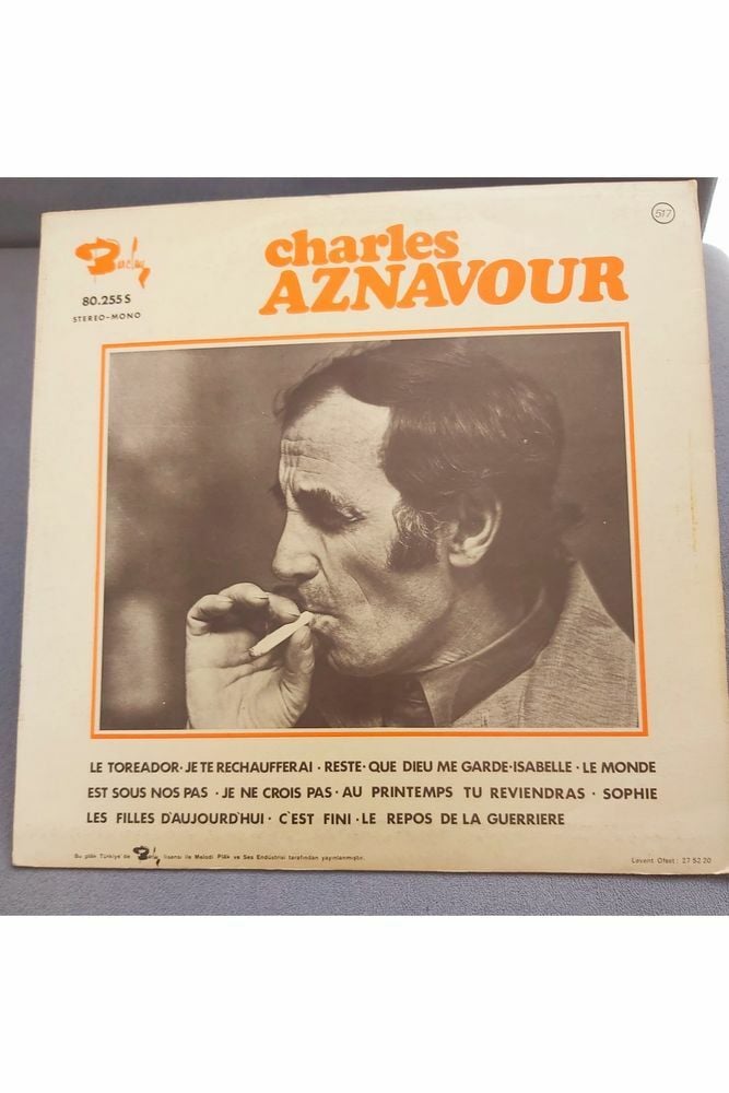 charles aznavour 1974 barclay pop 12 parça