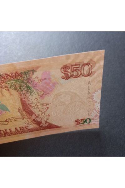 guyana 50 dolar (2016) çil Eski yabancı kağıt para