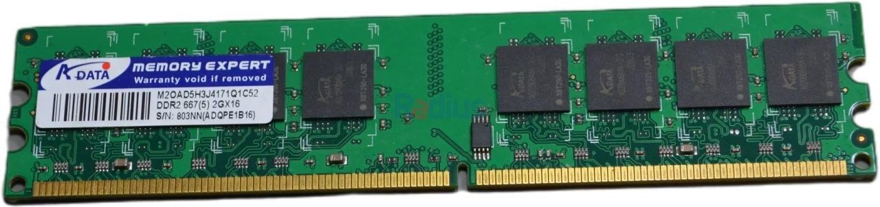 Dell Adata 2 GB DDR2-RAM 240-pin PC2-5300U non-ECC CL5 'ADATA AD2667002GOU(ADQPE1B16)