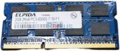 Dell Elpida EBJ21UE8BDS0-AE-F 2GB PC3-8500 1066MHz 204pin Laptop / Notebook SODIMM CL7 1.5V Non-ECC DDR3 Memory