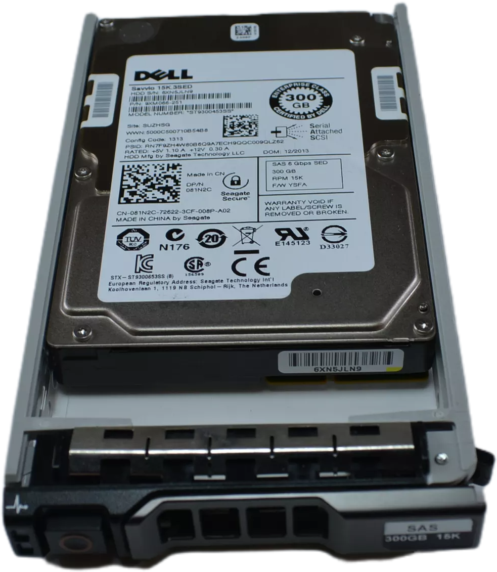 DELL 81N2C - 300GB 10K 2.5 SAS SED 6G ST9300453SS