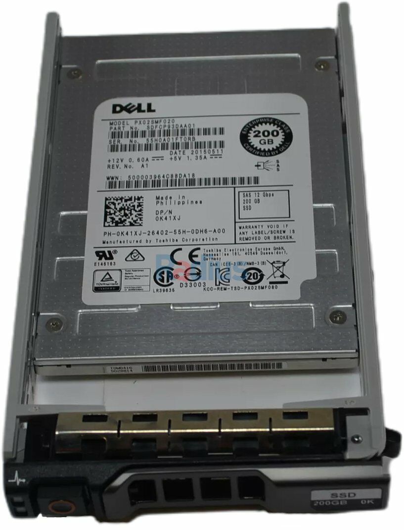 DELL K41XJ - 200GB SSD 2.5 SAS 12G MLC